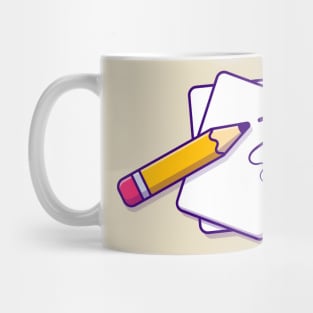 Paper And Pencil Mug